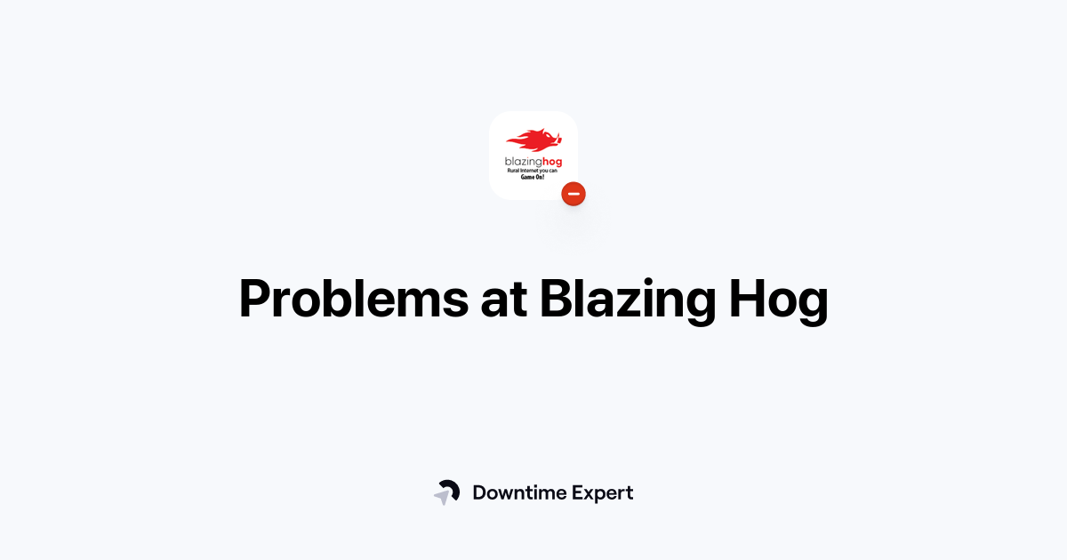 Is Blazing Hog down? Realtime outages and issues Downtime Expert