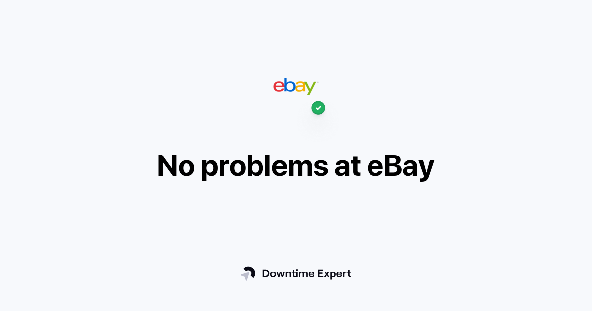 Is eBay down? Real-time outages and issues | Downtime Expert