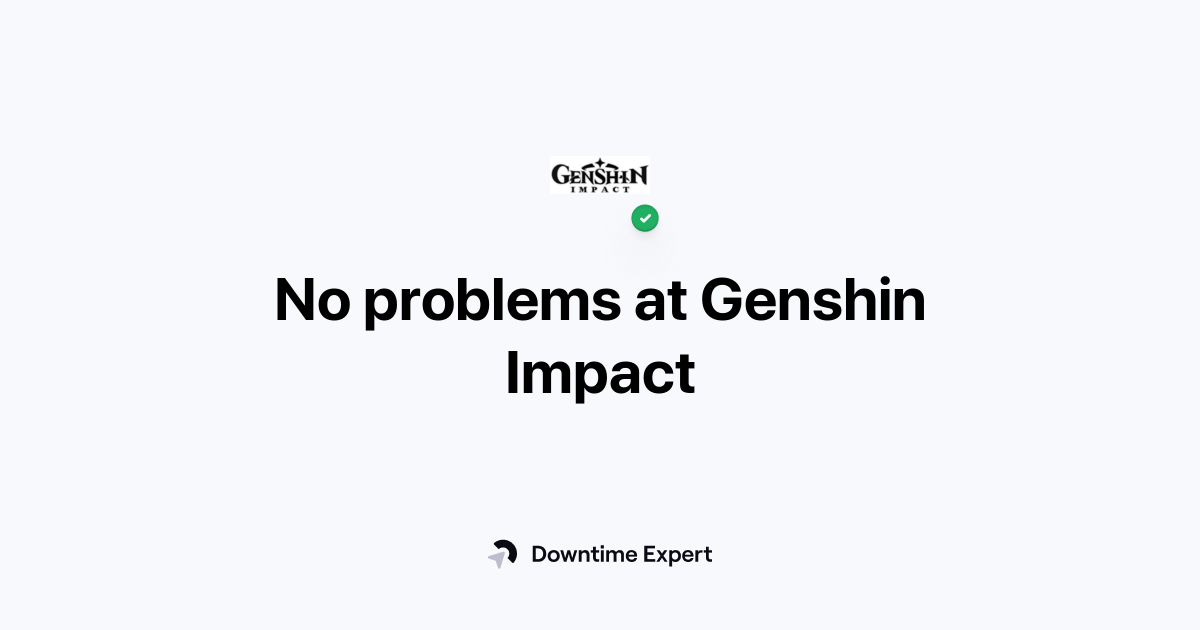 Is Genshin Impact Down Real time Outages And Issues Downtime Expert