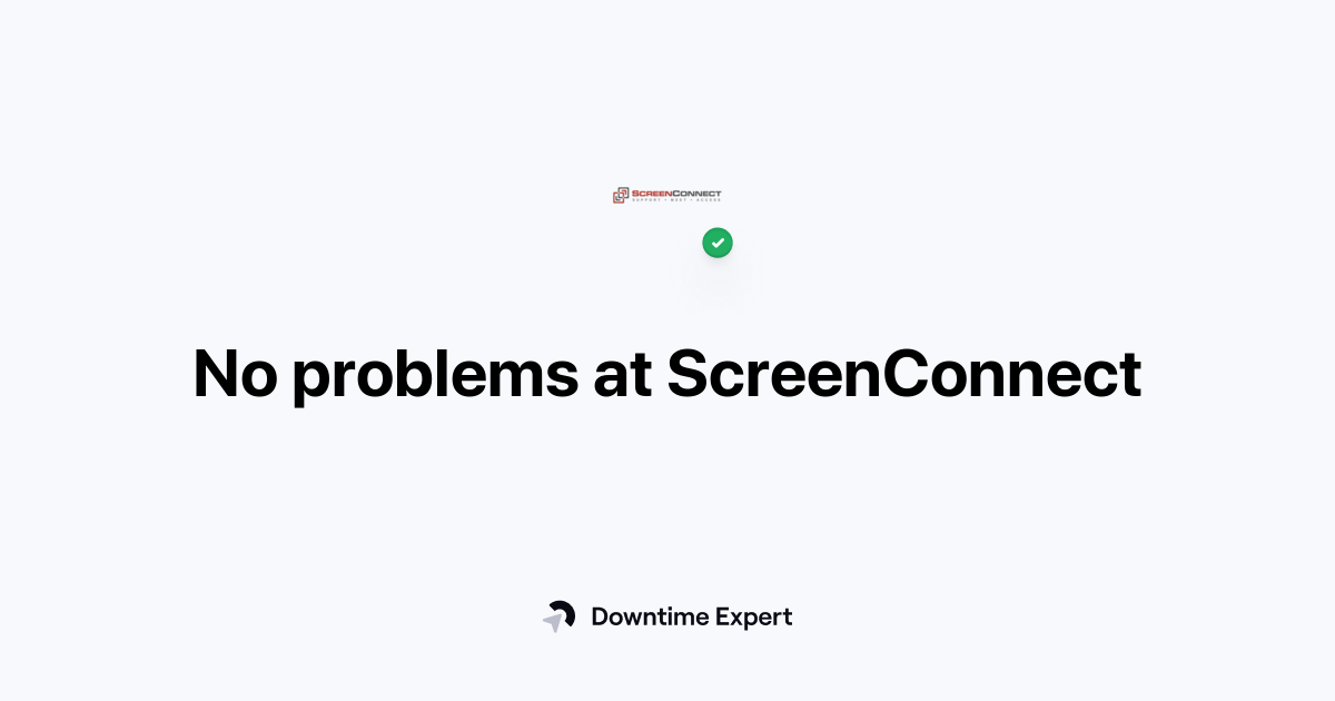 Is ScreenConnect down? Realtime outages and issues Downtime Expert