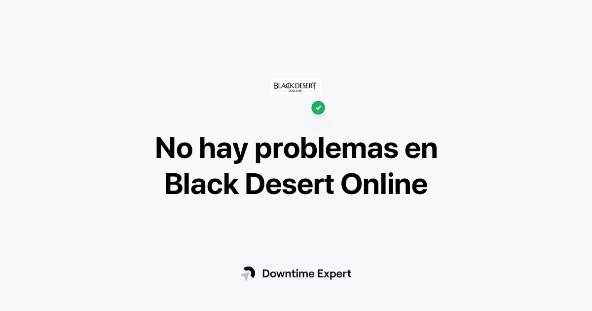 ¿Se ha caído Black Desert Online? Problemas y cortes en tiempo real