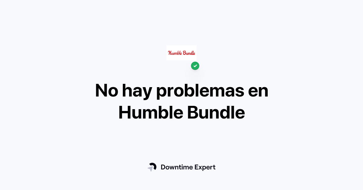 ¿Se ha caído Humble Bundle? Problemas y cortes en tiempo real
